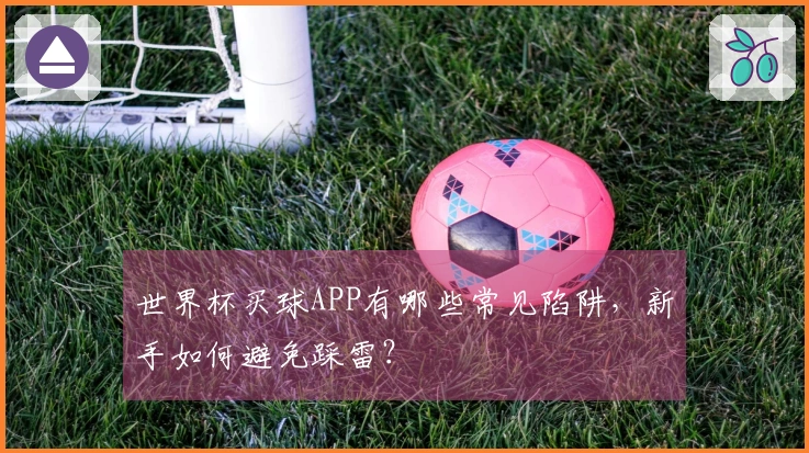 世界杯买球APP有哪些常见陷阱，新手如何避免踩雷？